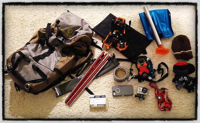 zawartość plecaka