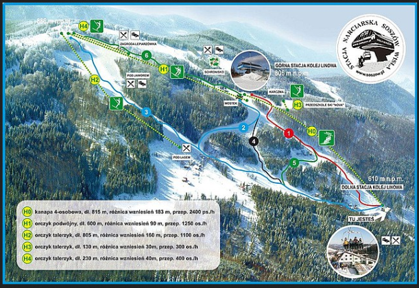 Wisła - Soszów: na otwarcie sezonu jeździłem czerwoną jedynką...